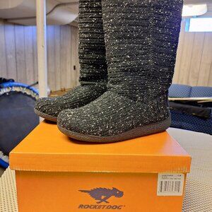 Rocket Dog 2 Tone Cable Knit Boots - 8M